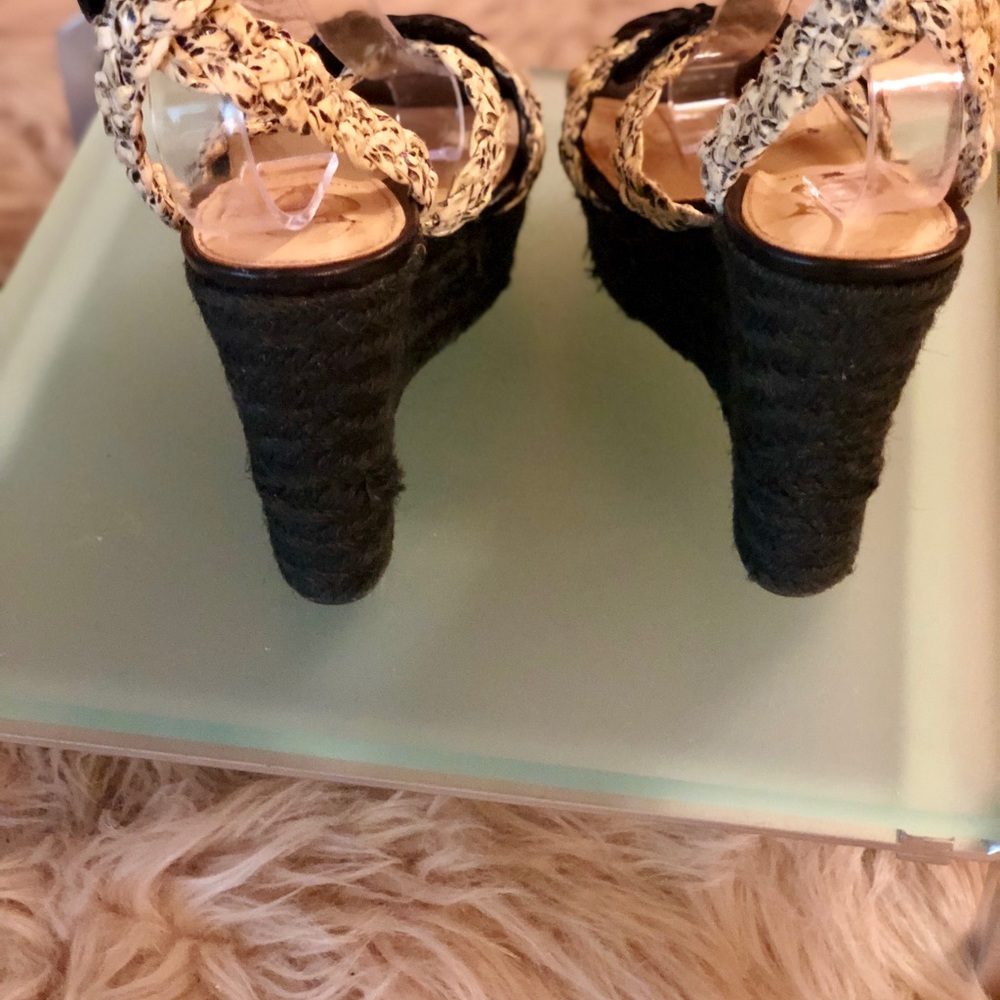 Vc Collections Python Embossed Leather Espadrilles - image 5